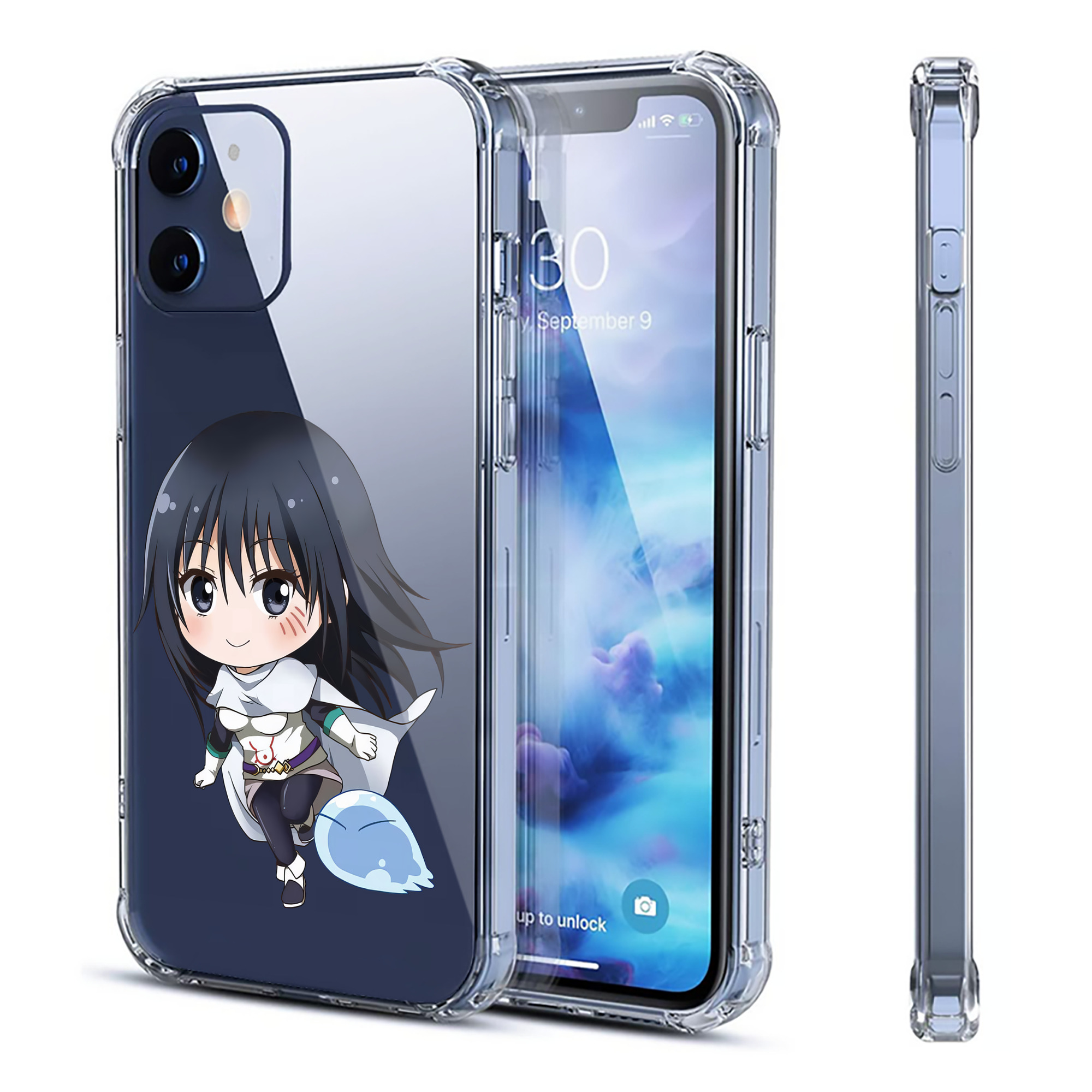 （画像用） 転スラ Regarding Reincarnated to Slime 【iPhone 12シリーズ対応】透明スマホケース（クリアソフトケース）